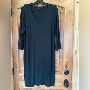 J Jill classic black dress from their wear ever collection size L